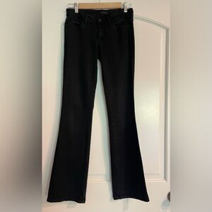 Bebe Women’s Straight Leg Black Classic Stretch Jeans